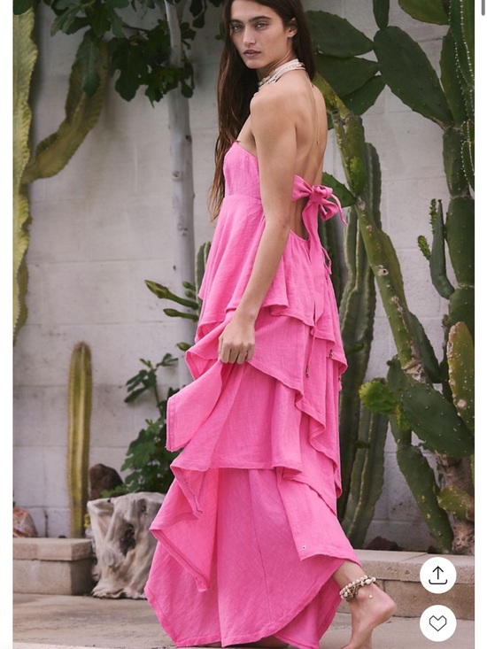 Free People Dresses & Skirts - free people flowy pink maxi dress